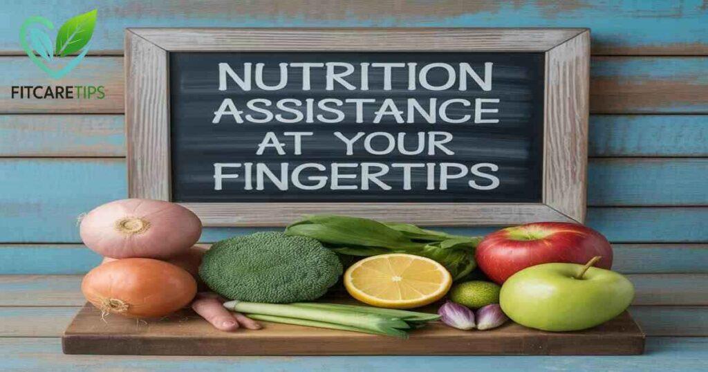 Balanced Nutrition Assistance tips with colorful fruits, vegetables, and meal ideas for everyday wellness – FitCareTips